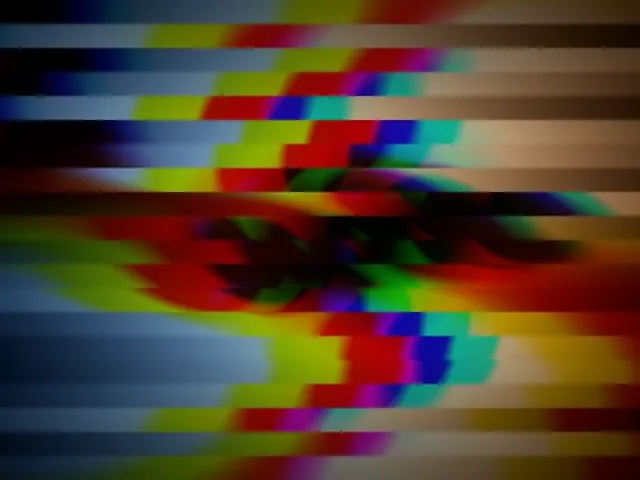 4:3 Classic | 60fps Screensaver Neon Kaleidoscope Motion Background | Retro