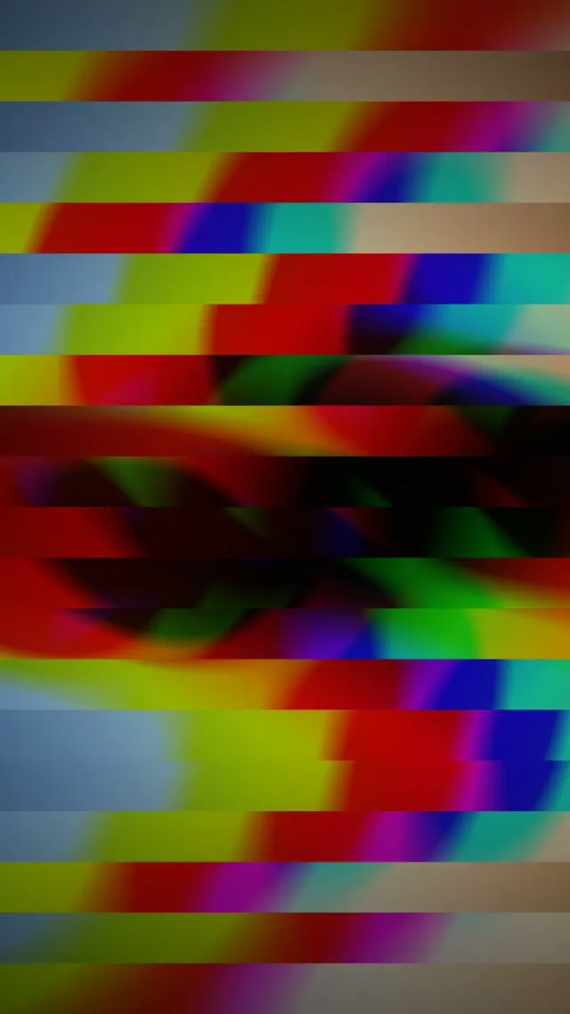 9:16 Reels | 60fps Screensaver Neon Kaleidoscope VJ Animation | Glitch Art