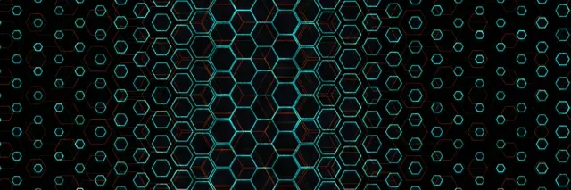 3:1 Triple Wide 60FPS Hexagon Tunnel Screensaver | Neon VJ Loop