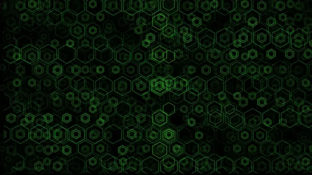 4K UHD 60fps Green Hexagon Kaleidoscope Screensaver Windows 10 VJ Loop