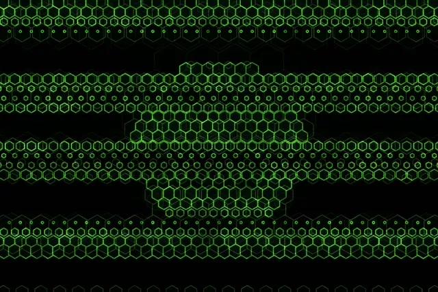 3:2 Surface 60fps Screensaver Neon Tunnel Live Wallpaper Green Shapes
