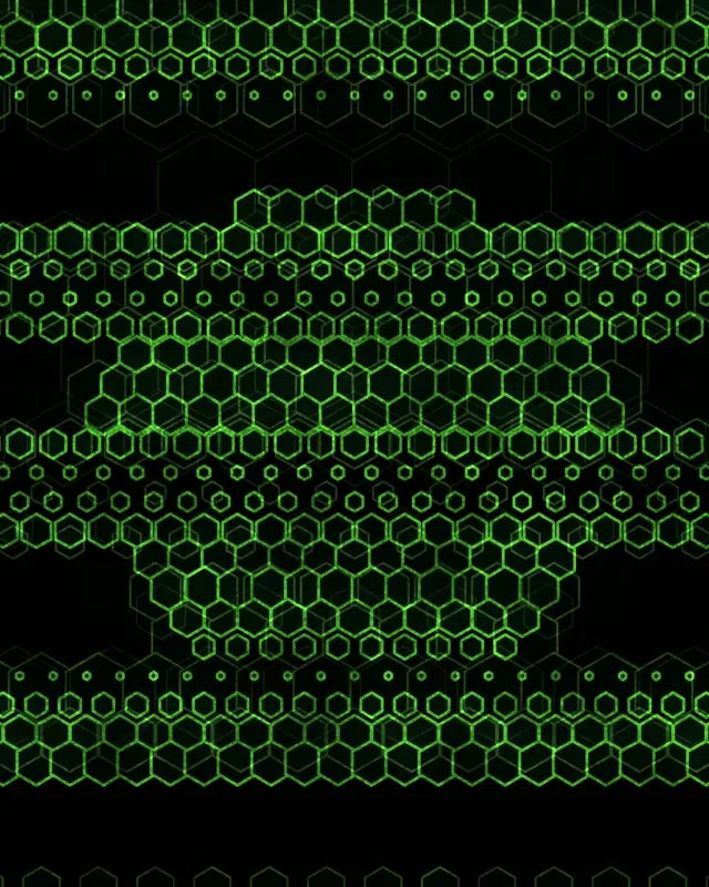 4:5 Instagram 60fps Screensaver Neon Tunnel Motion Background Green Neon