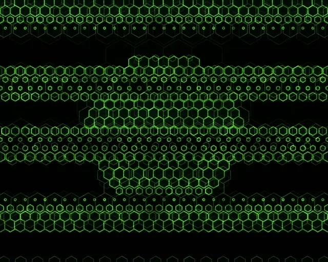 5:4 Industrial 60fps Screensaver Neon Tunnel Live Wallpaper Green Neon