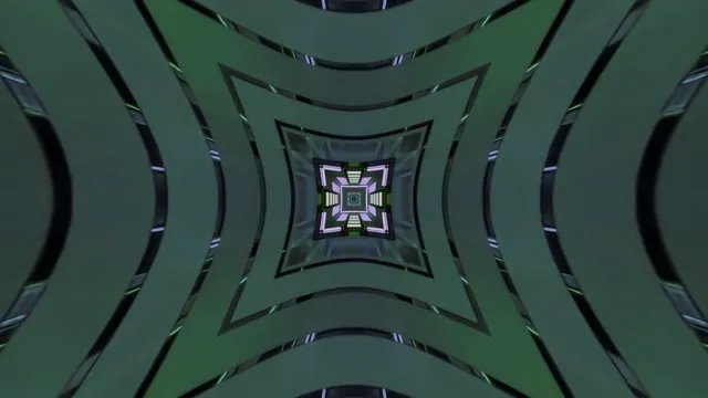 Sci-Fi Neon Tunnel Screensaver PC 4K UHD 60fps VJ Clip