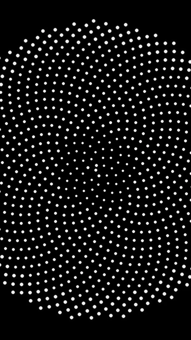 9:16 Reels | 60fps White Dots Vortex Screensaver VJ Animation
