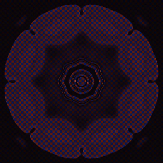 Neon Tunnel Kaleidoscope VJ Loop 1:1 Square 60fps Screensaver