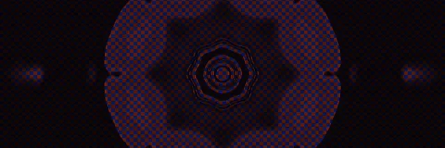 Pulsating Checkerboard Neon Tunnel VJ Loop 3:1 60fps Screensaver