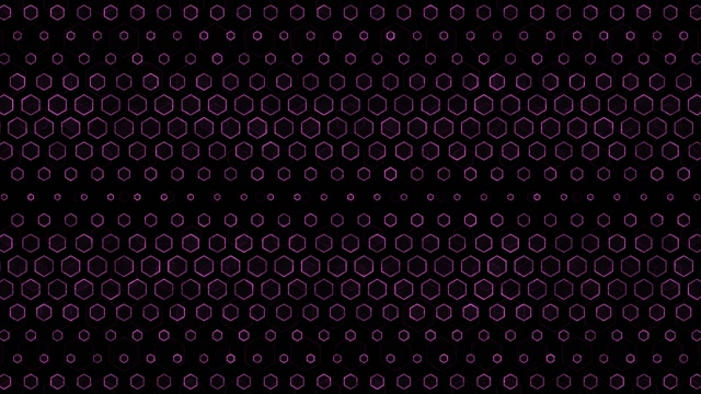 4K UHD 60FPS Purple Hexagon Grid Pattern VJ Loop Background