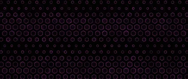 2.39:1 Cinemascope 60fps Screensaver Neon Tunnel Live Wallpaper Pink Hex Grid