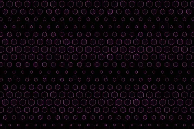 3:2 Surface 60fps Screensaver Neon Tunnel VJ Loop Neon Magenta Hexagons