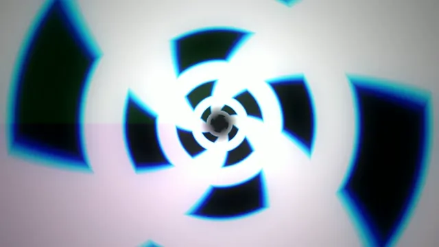 4K UHD 60fps Screensaver PC Neon Tunnel VJ Loop Blue Radiation