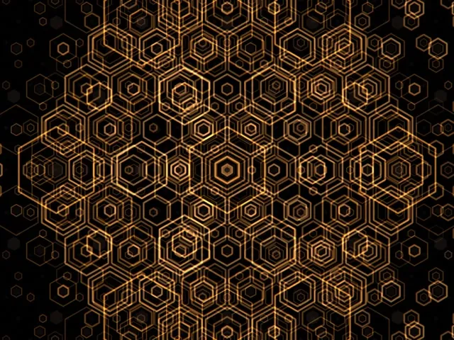4:3 Classic 60fps Hexagon Screensaver Live Wallpaper Background Edit