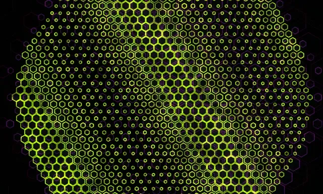 5:3 Wide 60fps Screensaver Neon Tunnel Background Edits Yellow Geometric