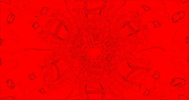 Red Neon Tunnel Screensaver 4K UHD 60fps Vj Loop
