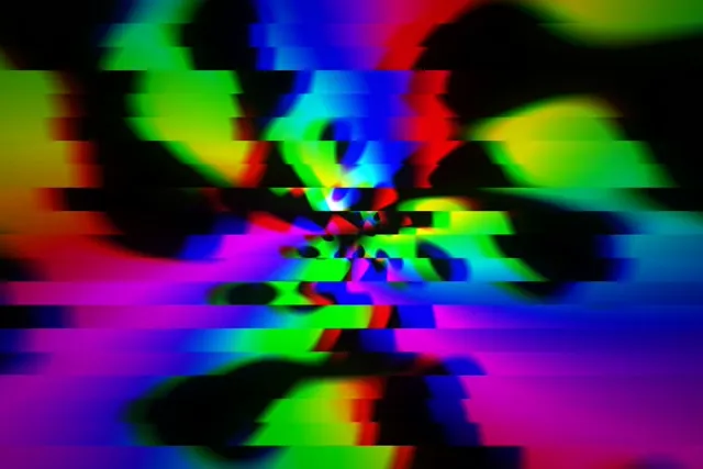 3:2 Surface 60fps Neon Kaleidoscope Screensaver Background for Edits Digital
