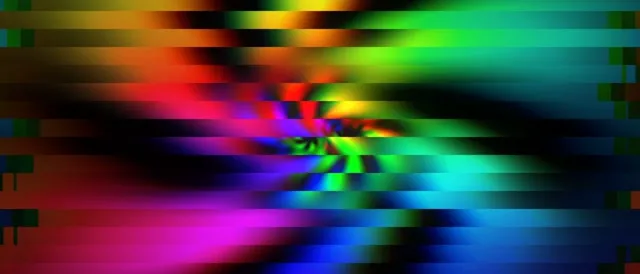 21:9 Ultrawide 60fps Screensaver | Colorful Vortex VJ Animation Neon Spiral