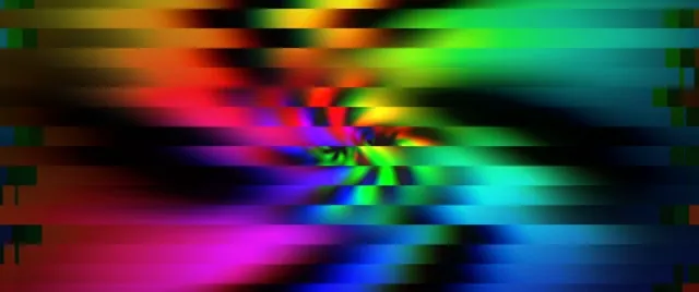 2.39:1 Cinemascope 60fps | Neon Spiral VJ Loop Colorful Vortex Background