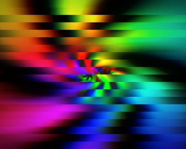 5:4 Industrial 60fps Screensaver | Rainbow Spiral Live Wallpaper VJ Loop