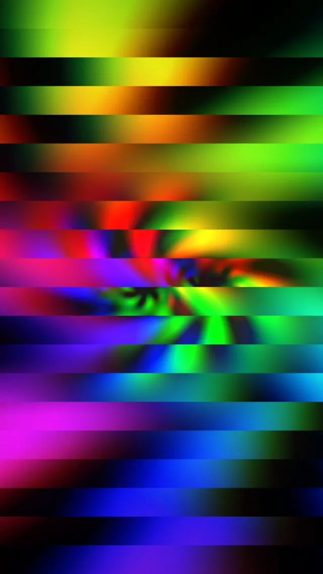 9:16 Reels 60fps Screensaver | Rainbow Vortex Live Wallpaper Motion Background