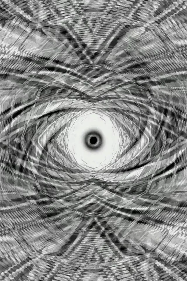 2:3 Vertical 60fps Screensaver Neon Tunnel Radiating Crystalline Burst Veejay Animation