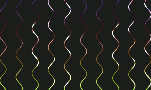 5:3 Wide 60fps Screensaver Neon Tunnel Motion Background Colorful Curves