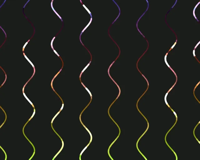 5:4 Industrial 60fps Screensaver Neon Tunnel VJ Loop Glowing Rainbow Waves