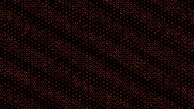 4K UHD 60fps Screensaver Windows 11 Neon Tunnel VJ Loop Red Hexagons