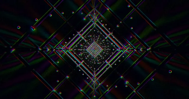 4k uhd 60fps screensaver neon tunnel vj loop motion background