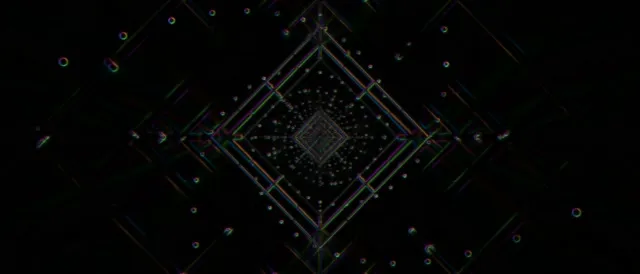 neon tunnel 21:9 ultrawide 60fps screensaver colorful diamond vortex vj loop