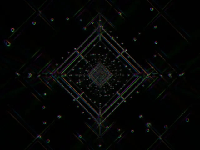 neon tunnel 4:3 classic 60fps screensaver mandala vortex vj loop motion background