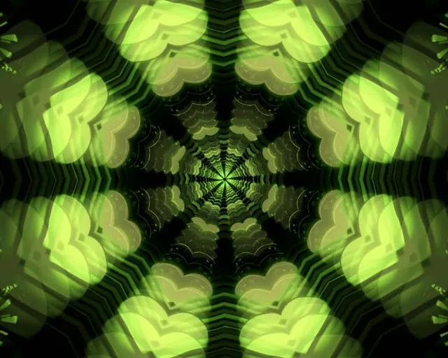5:4 Industrial Neon Tunnel 60fps Screensaver - Pulsating Radial Vortex VJ Loop