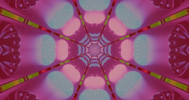 Crimson Neon Tunnel Spider Web 4k uhd 60fps screensaver Live wallpaper