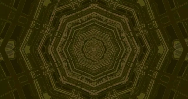 Green Octagon Neon Tunnel 4k uhd 60fps Screensaver VJ Loop