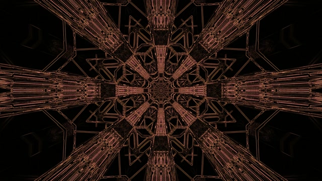 Dark Red Neon Tunnel Screensaver 4K UHD 60fps VJ Loop