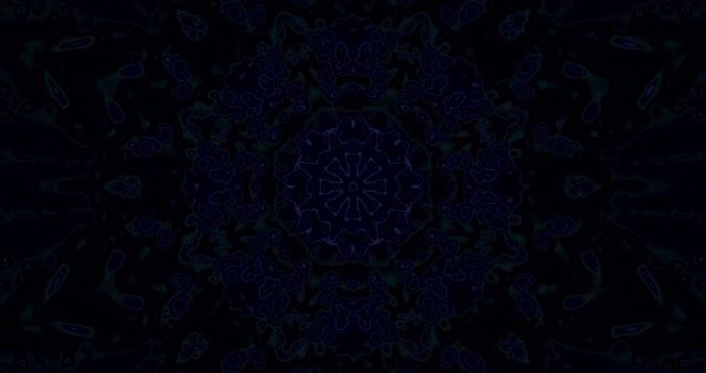 Dark Blue Neon Tunnel Mandala 4k uhd 60fps screensaver Vj loop