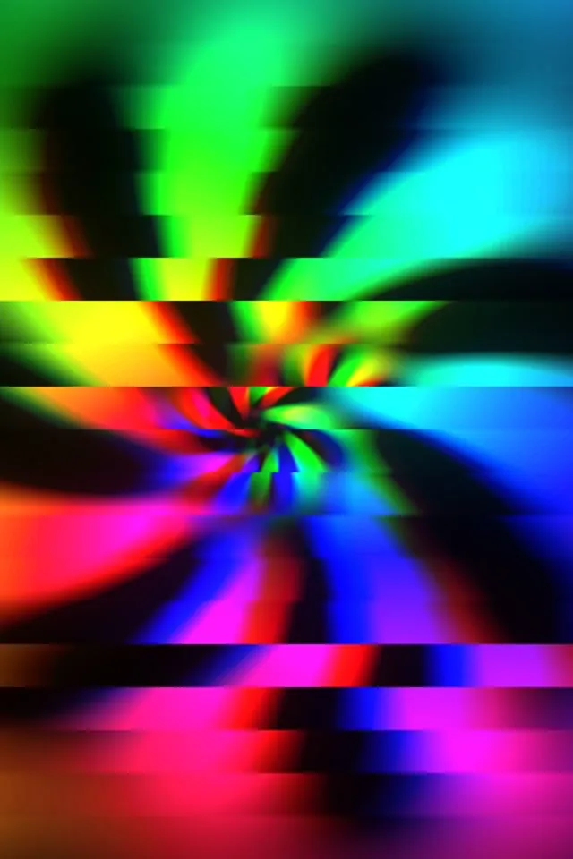 2:3 Photo Portrait | 60fps Neon Kaleidoscope Screensaver Live Wallpaper Rainbow Spin