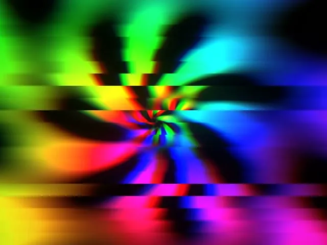 4:3 Classic | 60fps Neon Kaleidoscope Screensaver Live Wallpaper Rainbow Vortex