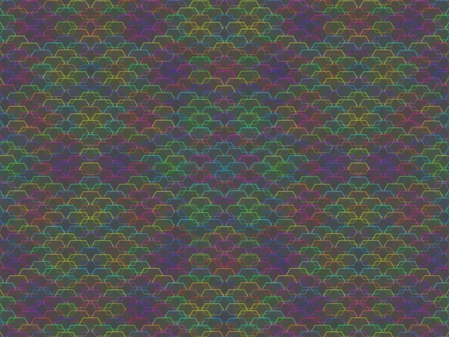 4:3 Classic 60fps Screensaver Neon Tunnel Live Wallpaper Neon Grid Pattern