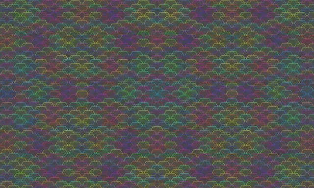 5:3 Wide 60fps Screensaver Neon Tunnel VJ Loop Colorful Geometric Pattern