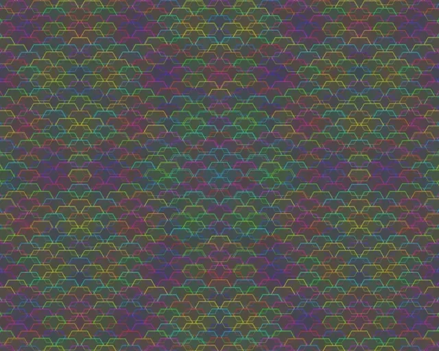 5:4 Industrial 60fps Screensaver Neon Tunnel Motion Background Rainbow Grid