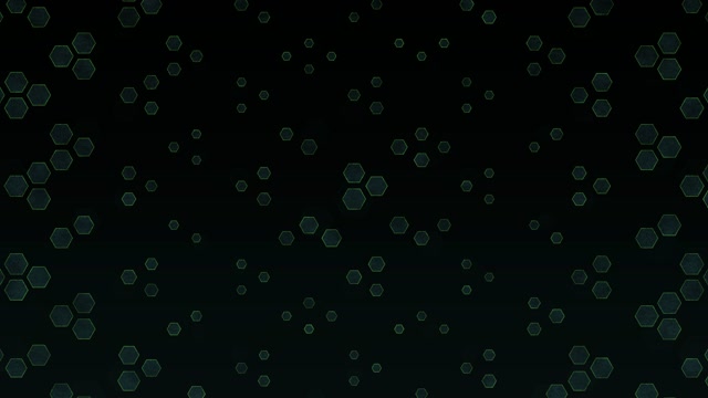 4K UHD 60fps Screensaver Neon Tunnel Vj Loop Green Hexagons