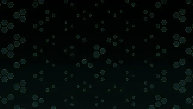 4K UHD 60fps Screensaver Neon Tunnel Vj Loop Green Hexagons