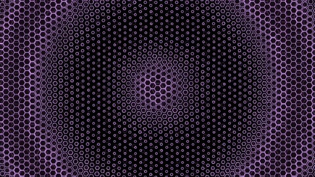 # 4K UHD 60FPS Purple Hexagon Grid VJ Loop Motion Background