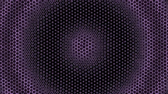 # 4K UHD 60FPS Purple Hexagon Grid VJ Loop Motion Background