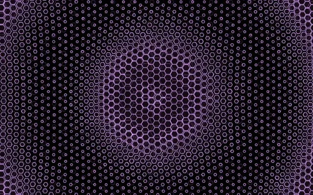 16:10 MacBook 60fps Screensaver Neon Tunnel VJ Loop Hexagon Purple Pattern