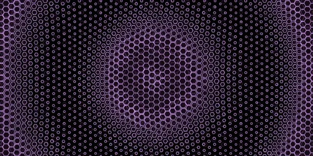 2:1 Univisium 60fps Screensaver Neon Tunnel Background for Edits Purple