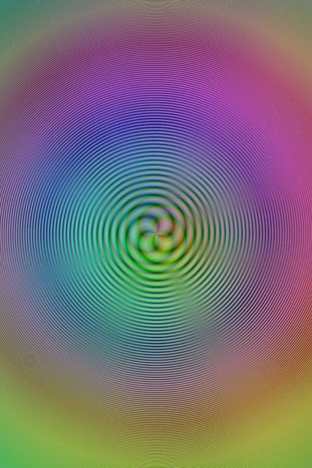 2:3 Portrait 60fps Screensaver Neon Tunnel Luminescent Rainbow Spiral Background