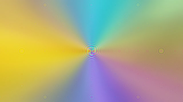 10 hours 4K UHD 60fps Hypnotic Spiral Screensaver - Cyan Gold VJ Loop