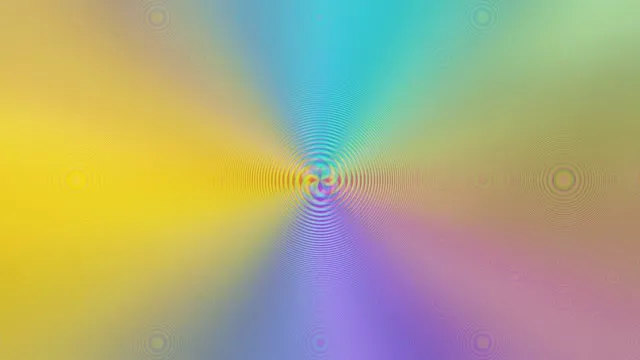 10 hours 4K UHD 60fps Hypnotic Spiral Screensaver - Cyan Gold VJ Loop