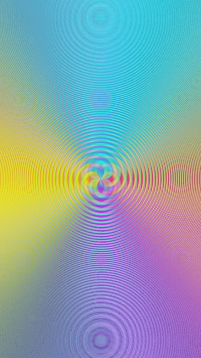 9:16 Reels 60fps Screensaver Neon Tunnel Spiraling Gradient Rings VJ Animation